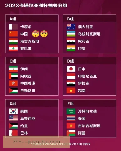 U23亚洲杯抽签仪式流程公布，各队备战节奏随之明确